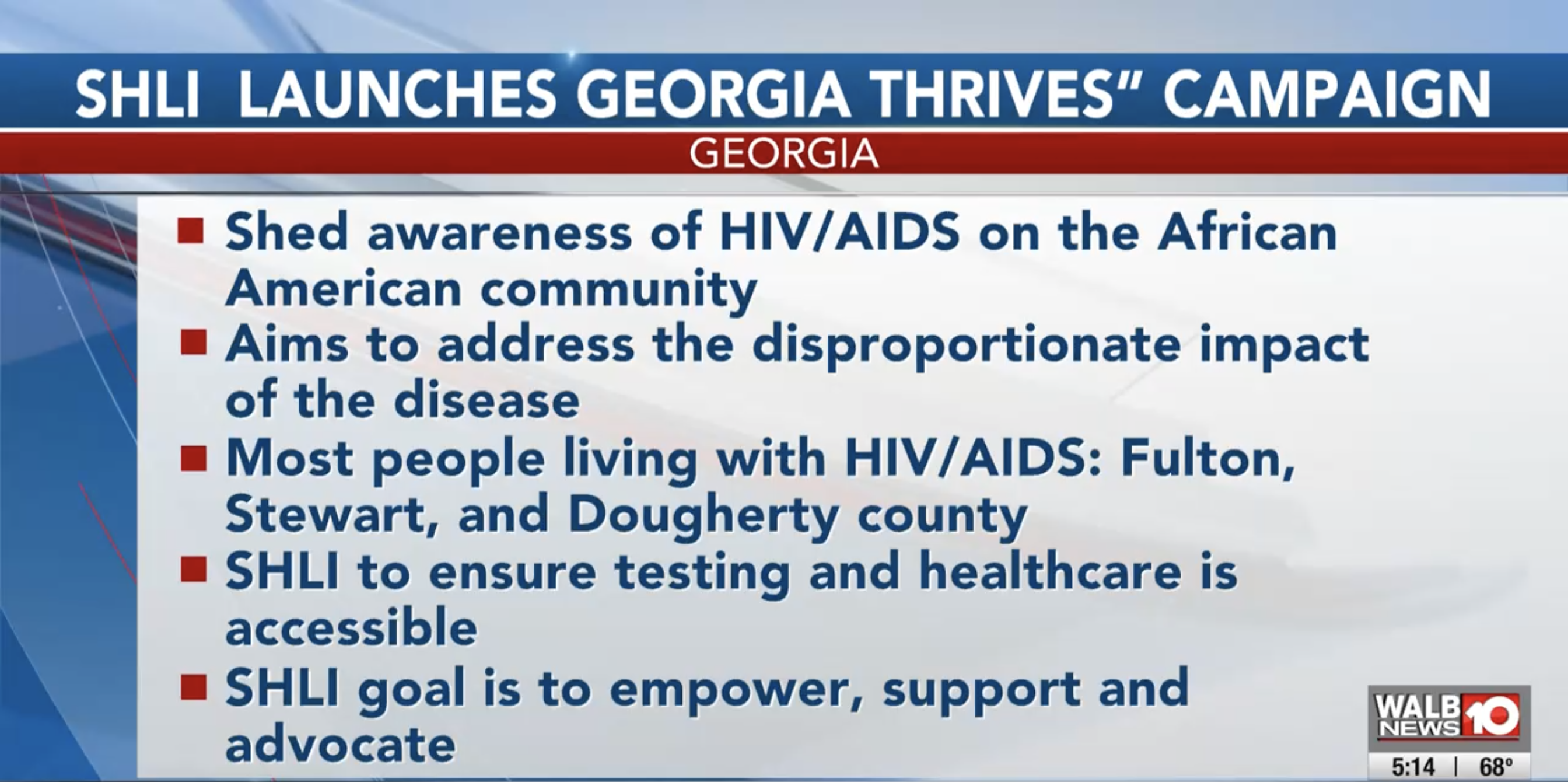 WALB (NBC) – Georgia Thrives Campaign Launch